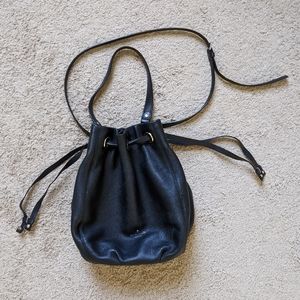 Kate Spade Pebbled Leather Bucket Shoulder and Crossbody/Messenger Bag